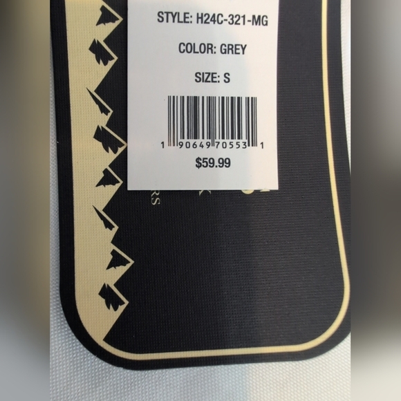 Jachs New York Crewneck Pullover Sweater Small Gray Stretch Sherpa Lined - Picture 10 of 10